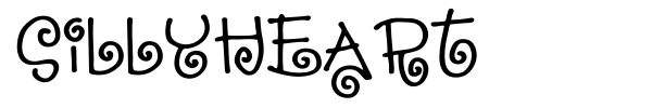 Sillyheart font preview